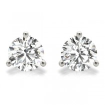Martini Diamond Infused Simulant Earrings 1ct. Total Weight 14k
