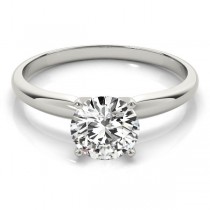 Solitaire 4 Prong Pinched Shank