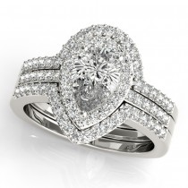 Classic Pear Halo Custom