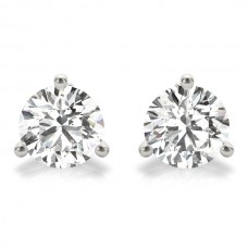 Martini Diamond Infused Simulant Earrings 1ct. Total Weight 14k