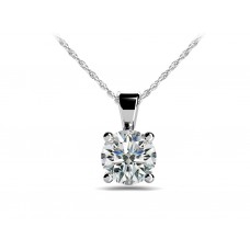 Real Diamond .90 Carat Pendant Round