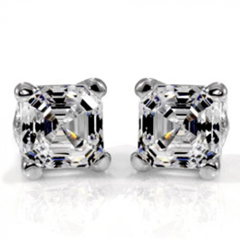 Asscher Cut Earrings